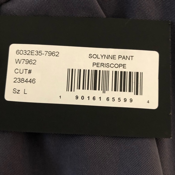 Paige Solynne Tie Waist Pant Color: Periscope - Picture 6 of 16